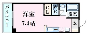 宇品五丁目駅 徒歩6分 1階の物件間取画像